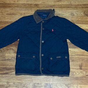Ralph Lauren Kids Dark Blue Quilted Puffer Jacket